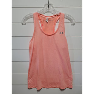 Under Armour threadborne heat gear womens sizes XS workout tank orange dots